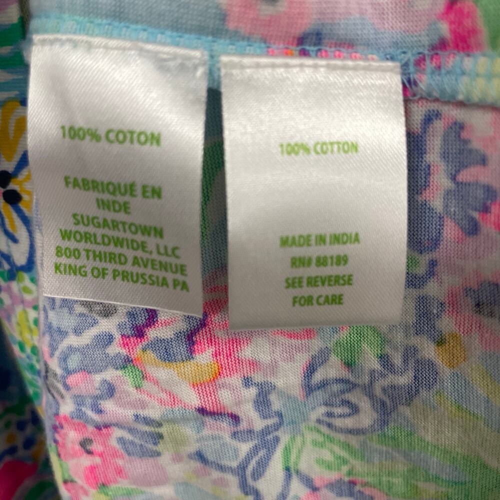NWT Lilly Pulitzer Geanna Dress Amalfi Blue Alligator Isle Womens XXS - Picture 5 of 8